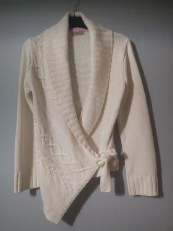 Veste en laine blanche. CasualwomanTEX. Taille 42 /44. Très bon état.