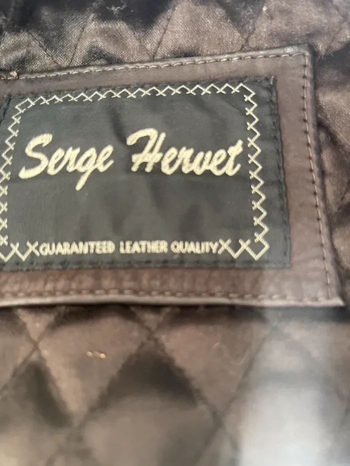 Veste en cuir Serge Hervet - photo numéro 9