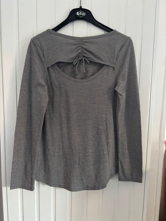 Tee-shirt manche longue pailletée fille 12ans - photo numéro 6