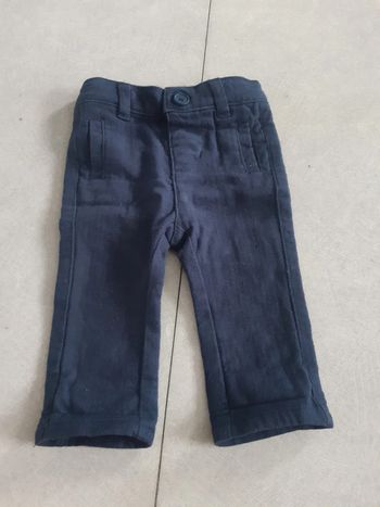 Pantalon bleu nuit TAO t. 3mois