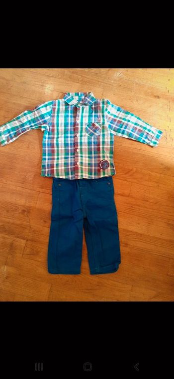 Chemise et pantalon 12 mois