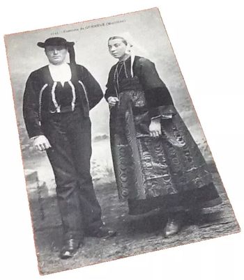 Carte postale ancienne   (Morbihan)   Costume de Guéméné