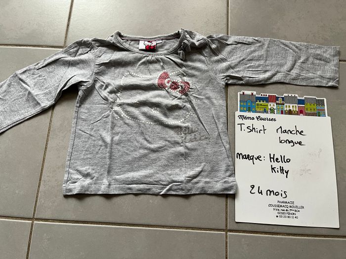 T short fille 24 mois