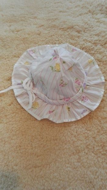 chapeau léger d'été, 41 cm de circonférence maxi et réglable