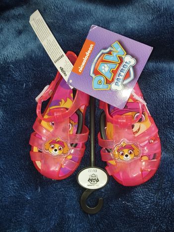 Sandalette plastique pat patrouille taille 22