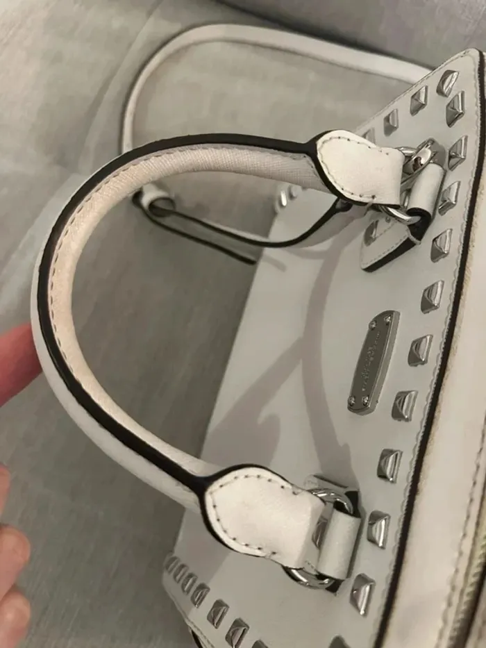 Sac à bandoulière blanc Michael Kors - photo numéro 10