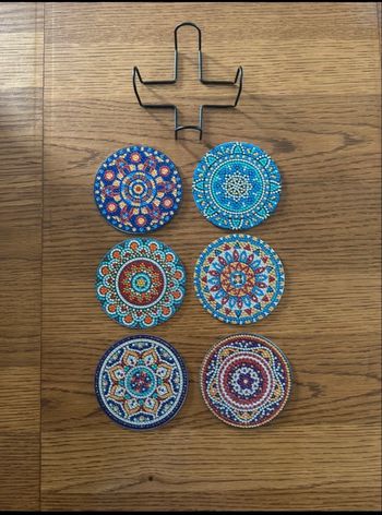 Dessous de verres peinture diamant
