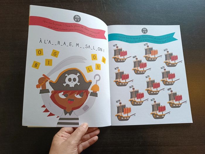Cahier d'activités LE CAHIER DE JEUX DU P'TIT PIRATE - photo numéro 3