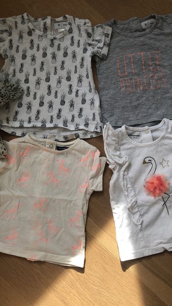 Lot de 4 t-shirt 3 mois
