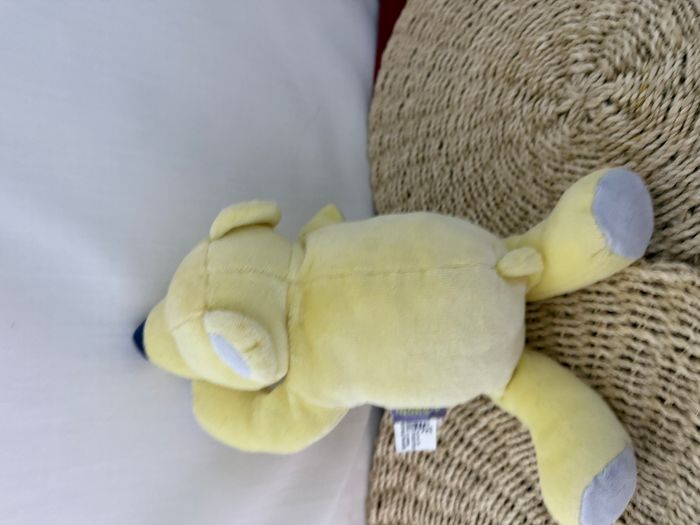 Doudou ours jaune couché MARESE - photo numéro 4