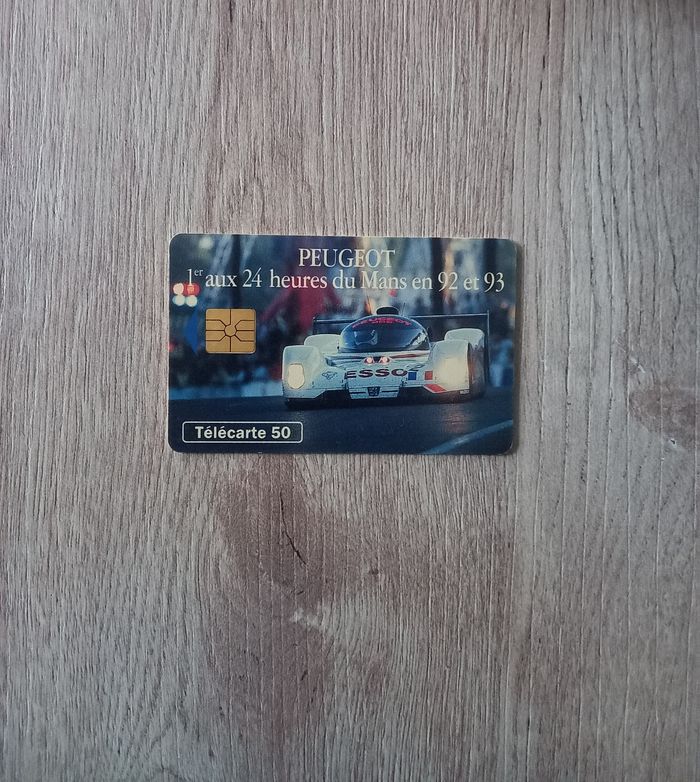 Telecarte " 24 heures du Mans 92 et 93 "