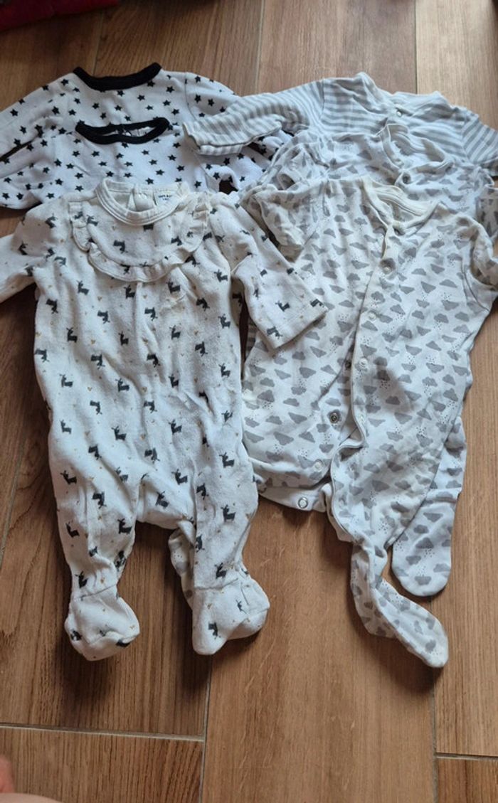 Lot pyjama grenouillère