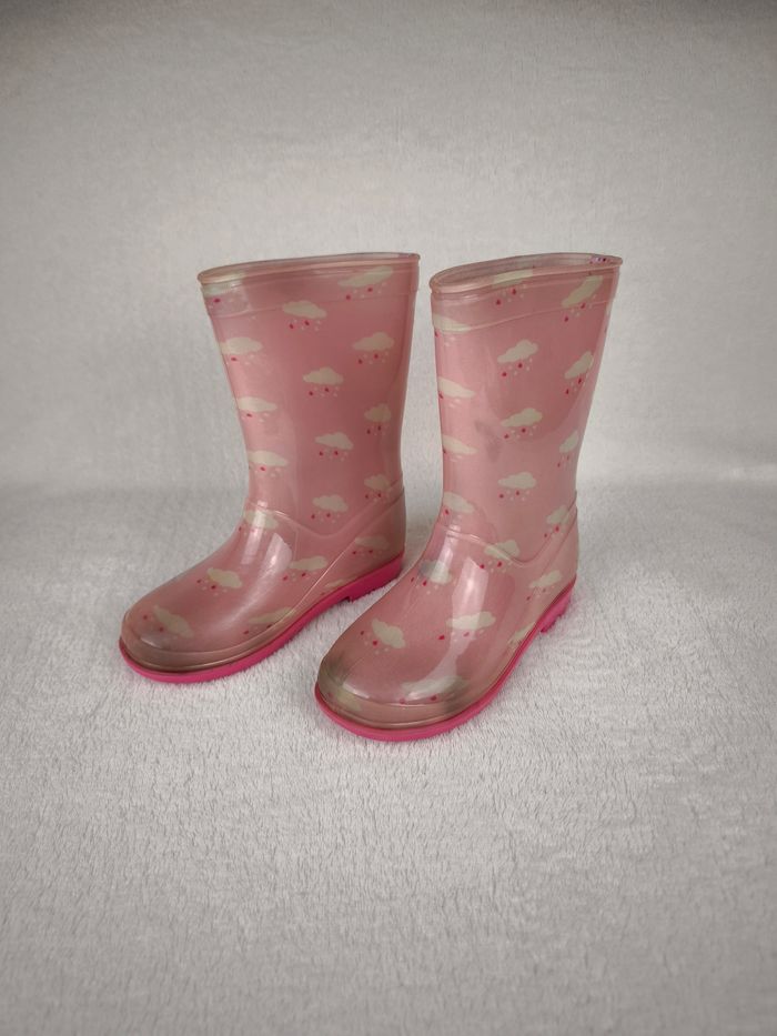 Botte de pluie Nuage Rose fille pointure 30 - photo numéro 2