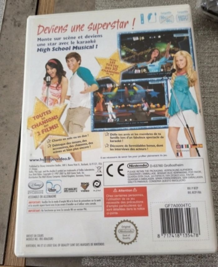 Jeux de Wii high school musical - photo numéro 2
