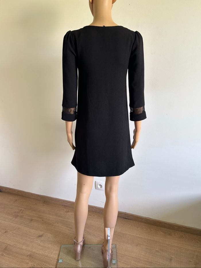 Robe noire neuve avec dentelle Morgan taille 34 (valeur 60€) - photo numéro 6