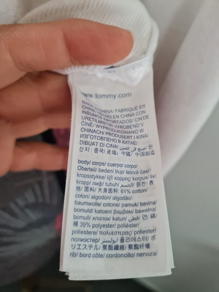 Sweat blanc tommy hilfiger - photo numéro 2