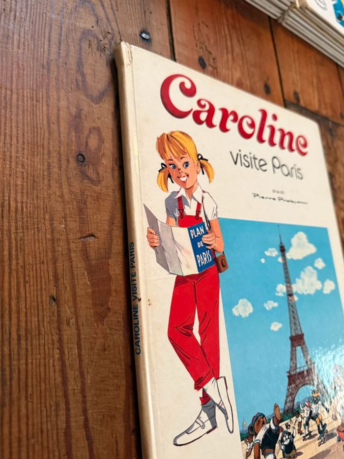 Grands albums Hachette livre rare ancien blanc Caroline visite Paris Pierre Probst - photo numéro 3