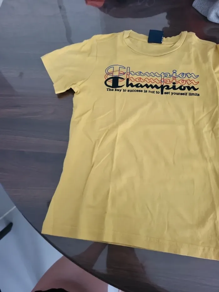 Tee shirt champion 7/8 ans - photo numéro 3