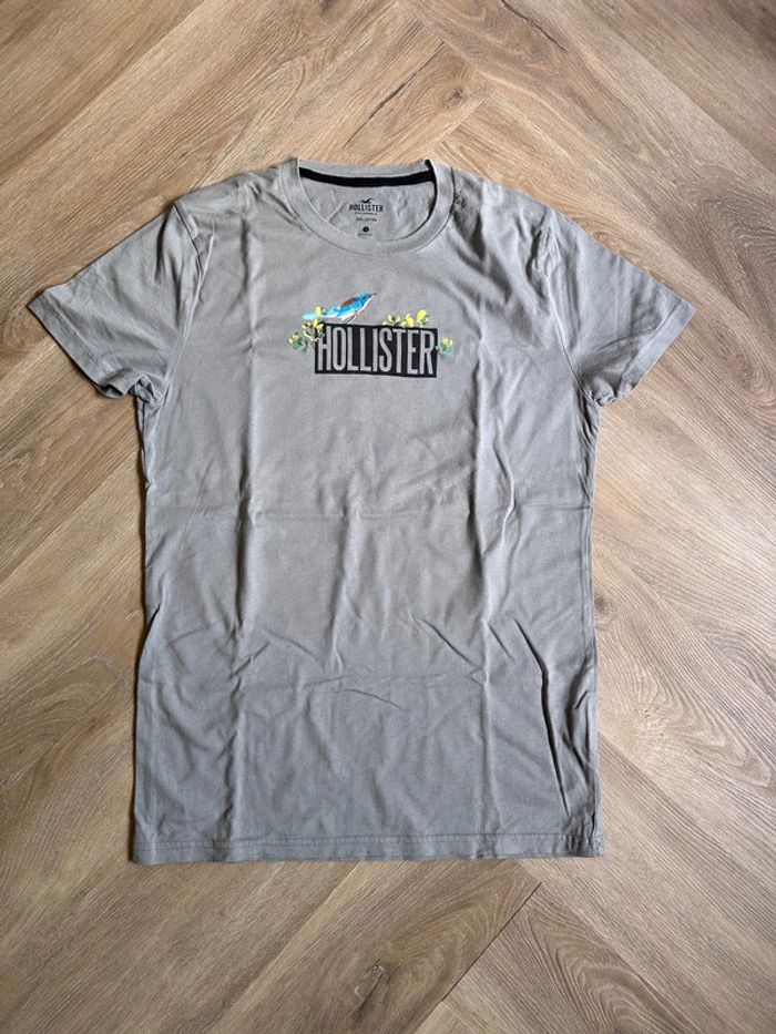 T shirt gris imprimé