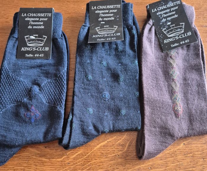 Lot 3 paires de  chaussettes  pointure 44-45