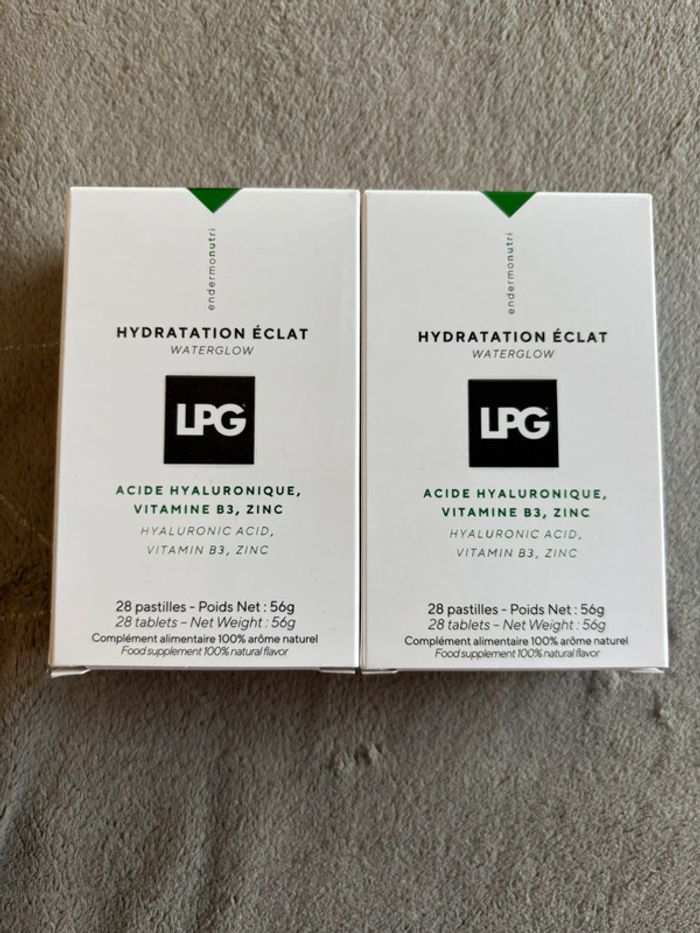 Lot de 2 Hydratation éclat LPG neufs