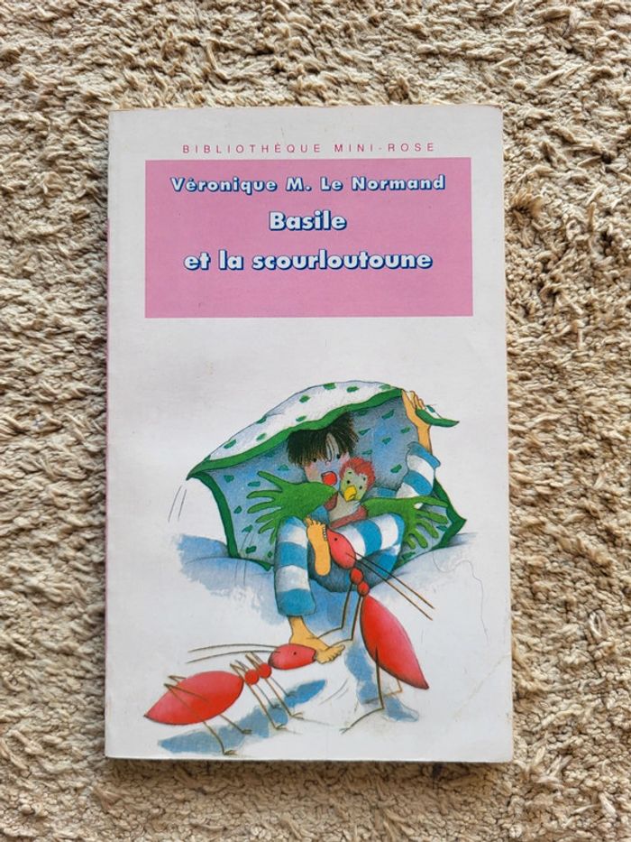 Livre enfant Basile et la scourloutoune de Véronique M. Le Normand Bibliothèque mini-rose