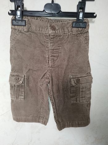 Short velours bébé