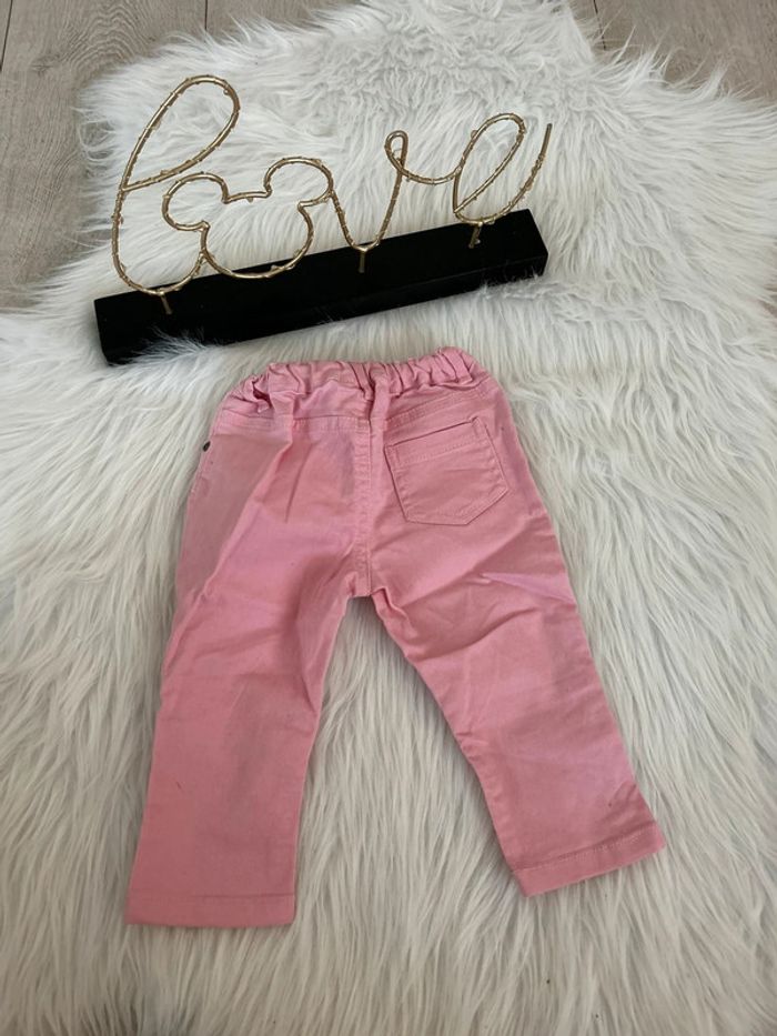 Très beau pantalon rose 🥰 tissaia taille 12 mois - photo numéro 3
