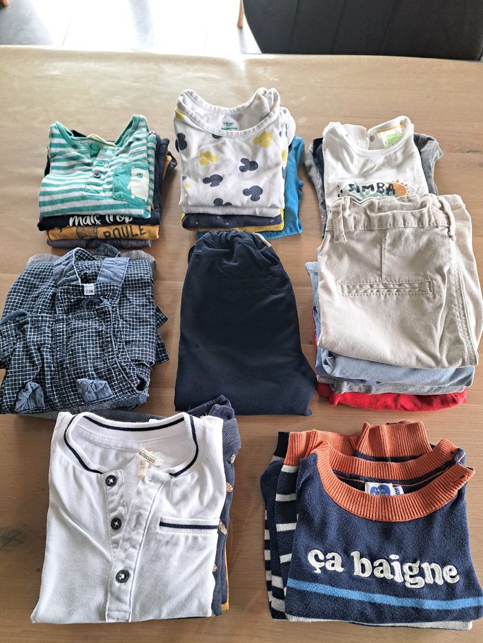Lot vêtements garçon 24 mois-2 ans