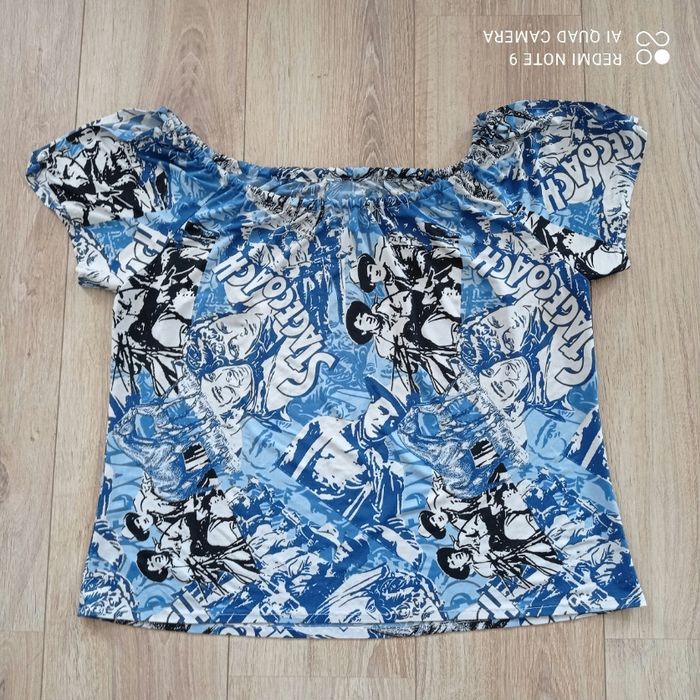 Top bleu personnages t40/42 - photo numéro 5