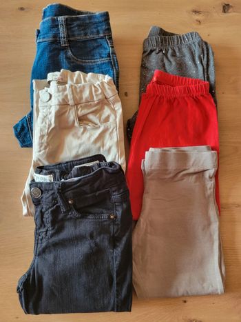 Lot 6 pantalons - 8 ans