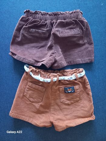 Lot shorts hiver