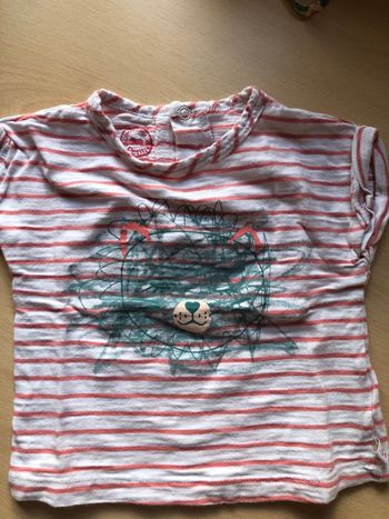 T-shirt fille 6 mois LCDP