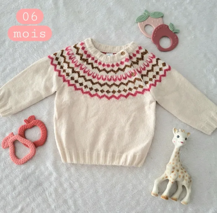 Gros pull en laine hiver 06mois