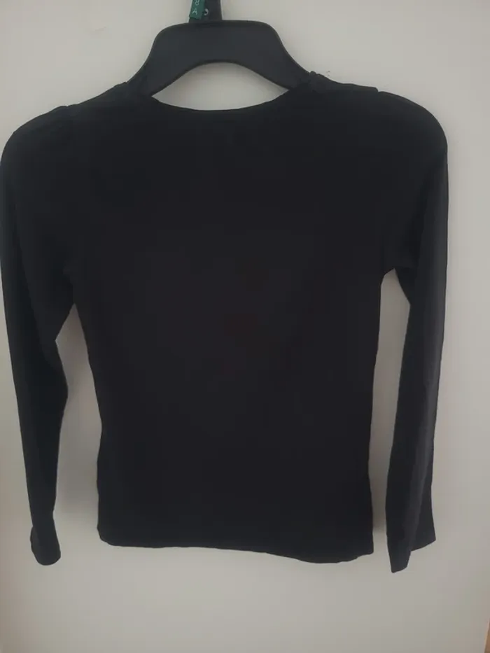 T-shirt à manches longues noir DPAM Taille 8 ans - photo numéro 2