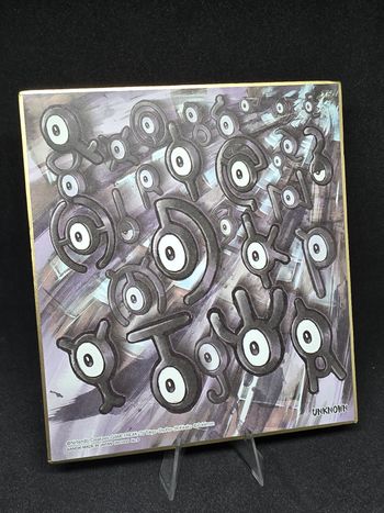 Shikishi art Pokemon Zarbi/Unknown