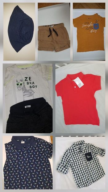 Lot 8 pièces 2 ans