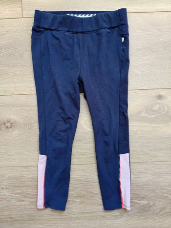 Legging de sport fille bleu marine rose 36 mois