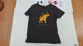 6 ans t-shirt manches courtes éléphant okaidi