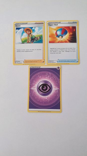 3 cartes neuves Pokémon