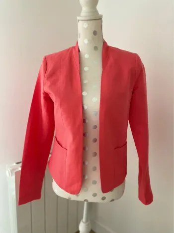 Veste blazer corail 36 neuf
