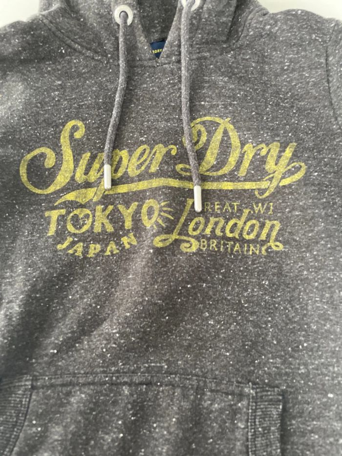 Sweat à capuche super dry Tokyo Japan great wi london britain taille 38 uk 10 - photo numéro 2