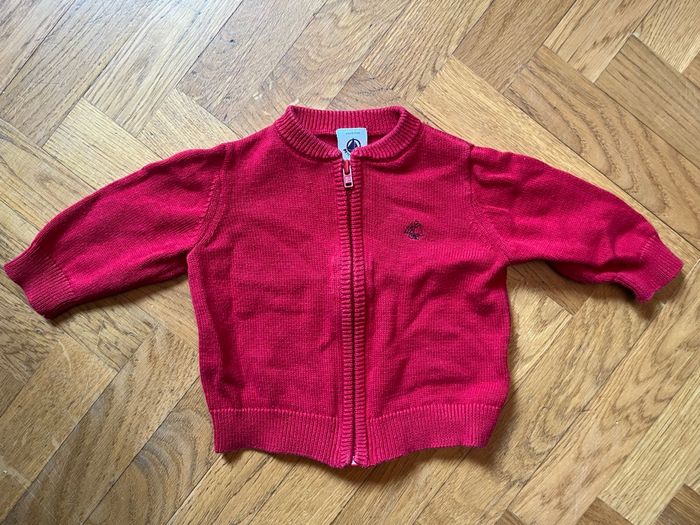 Pull zippé Petit Bateau 6 mois