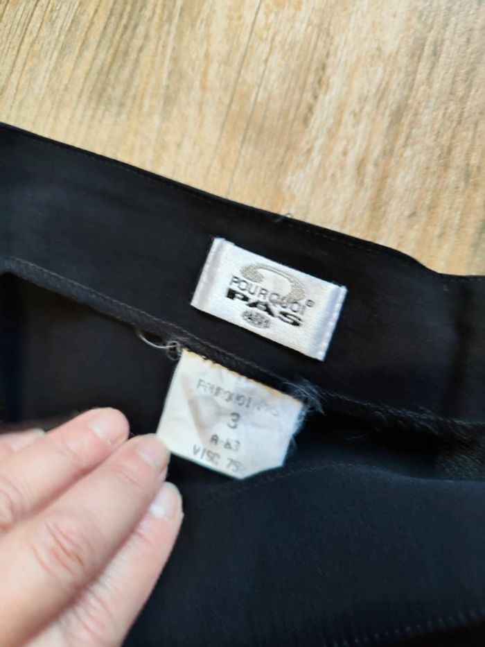 Mini jupe noire Pourquoi Pas Taille 36 - photo numéro 2