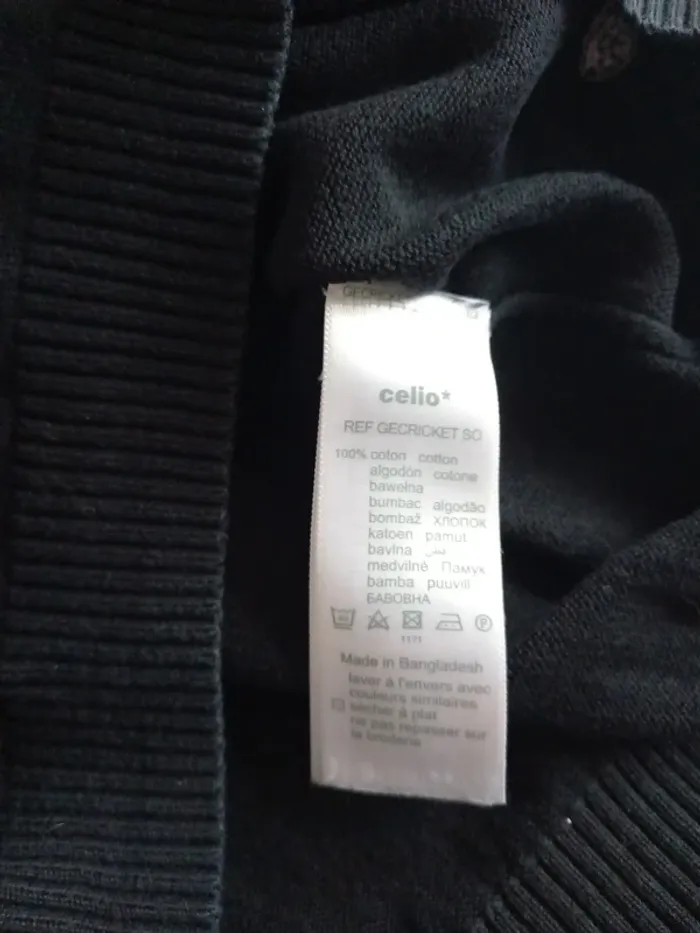 Pull noir Celio M - photo numéro 9