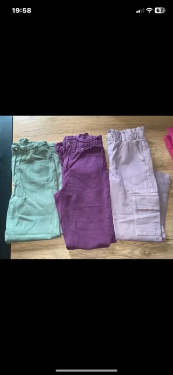 lot pantalon fille
