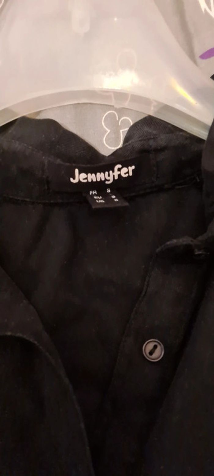 Chemise noire découpes épaules Jennyfer t S neuve - photo numéro 4
