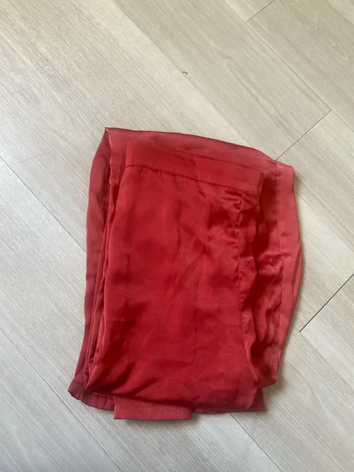 Pantalon large corail - photo numéro 2