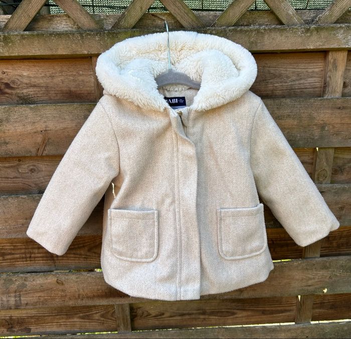 Manteau chaud beige
