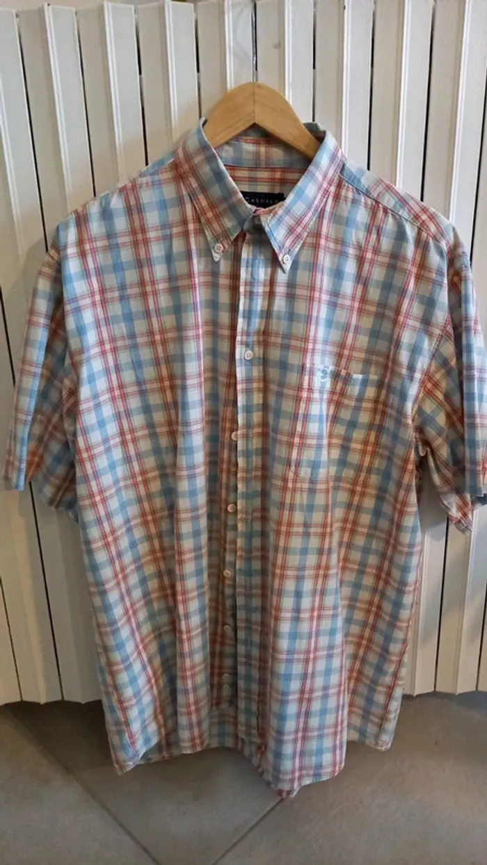 Chemise homme manches courtes